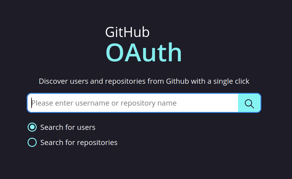 Github Search Engine