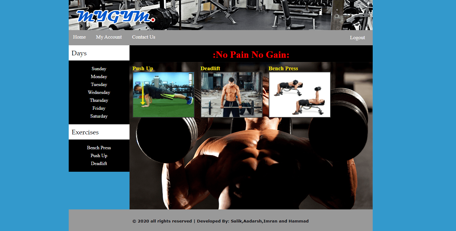 Gym Management Sytem